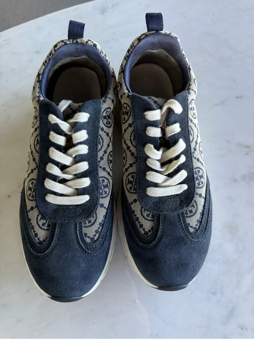 Tory Burch Good Luck Trainers Sneaker T Monogram- 10